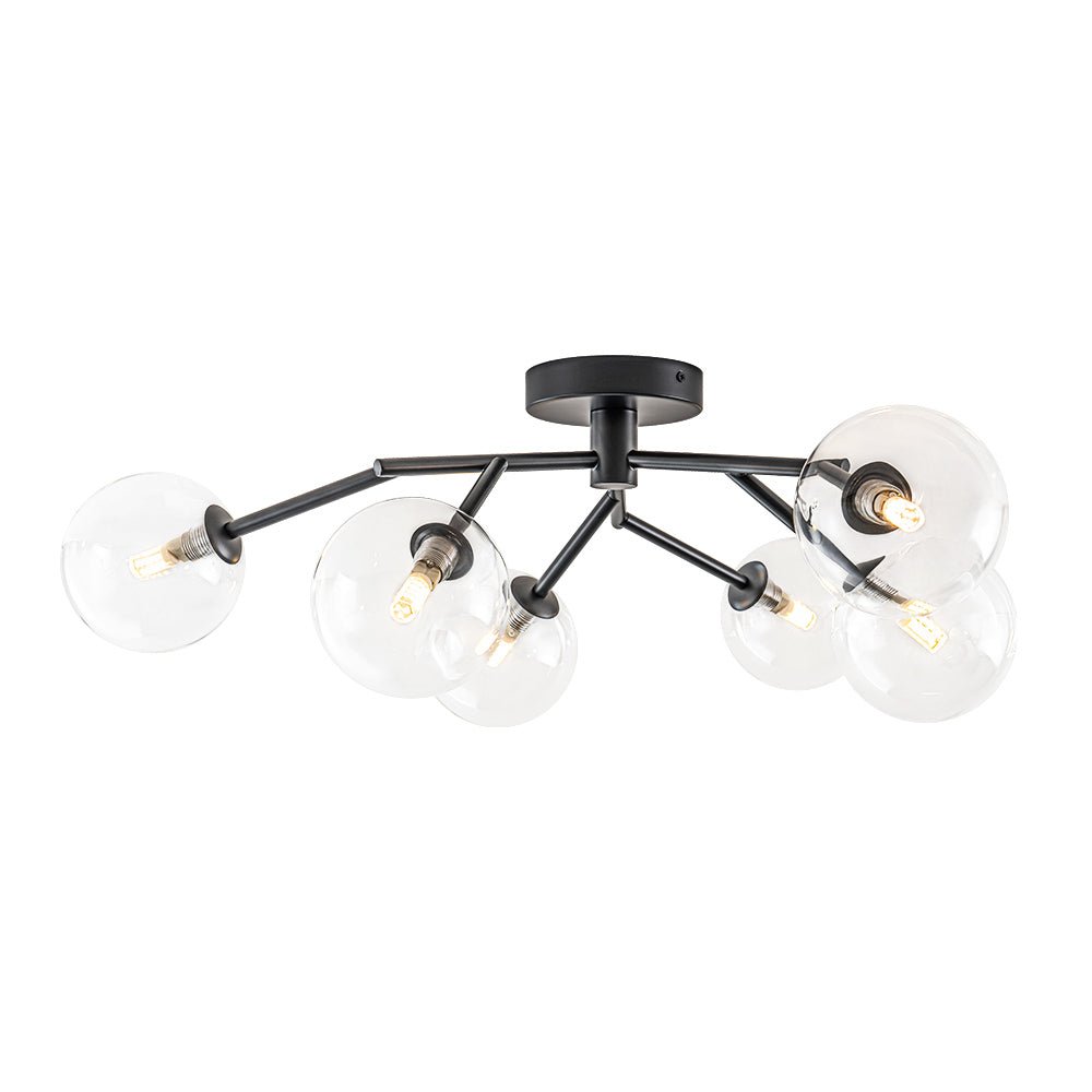 lightfixturesusa-funky-branch-style-6-light-clear-glass-bubble-semi-flush-mount-ceiling-light-black-625459