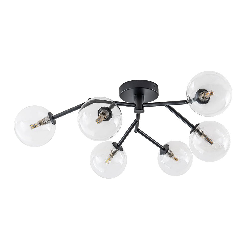 lightfixturesusa-funky-branch-style-6-light-clear-glass-bubble-semi-flush-mount-ceiling-light-black-677508