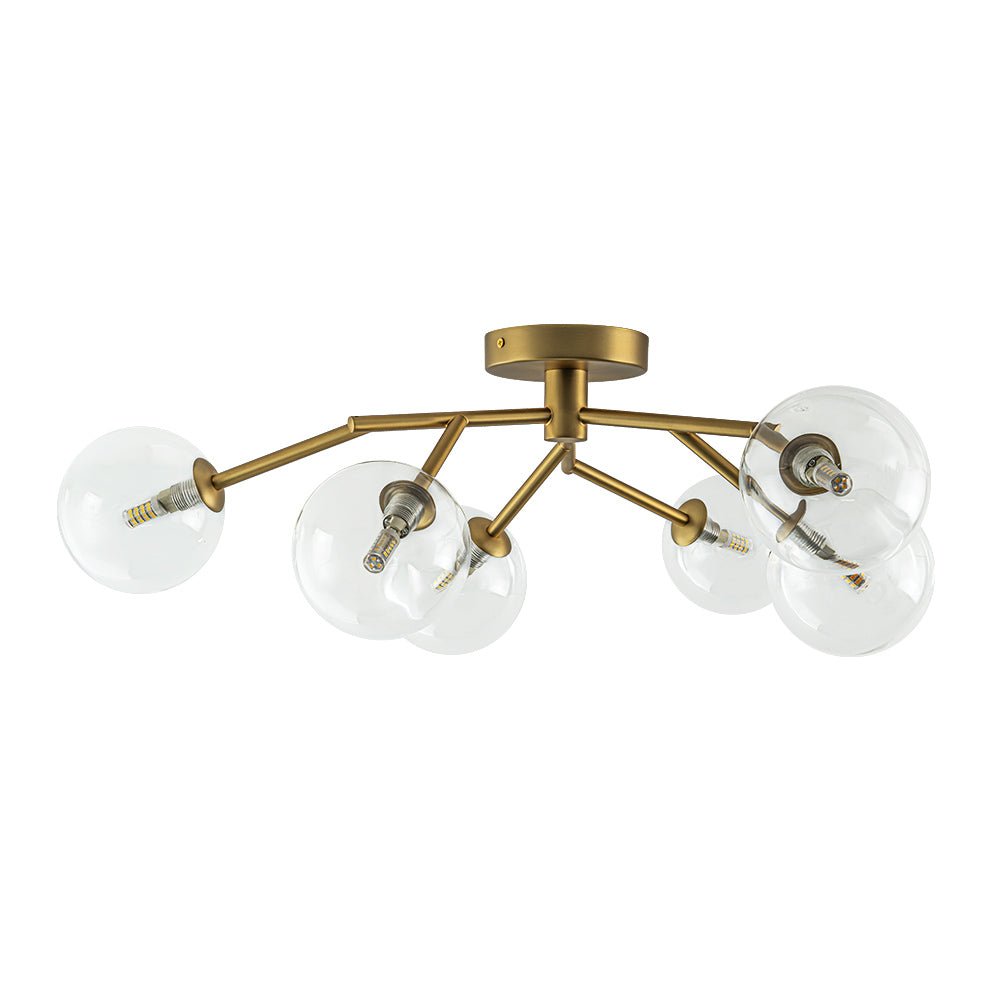 lightfixturesusa-funky-branch-style-6-light-clear-glass-bubble-semi-flush-mount-ceiling-light-brass-142920
