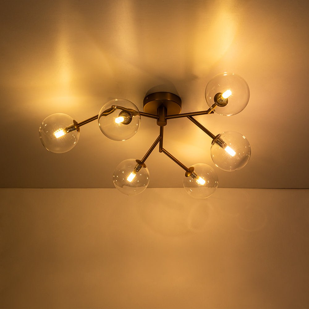 lightfixturesusa-funky-branch-style-6-light-clear-glass-bubble-semi-flush-mount-ceiling-light-brass-609500