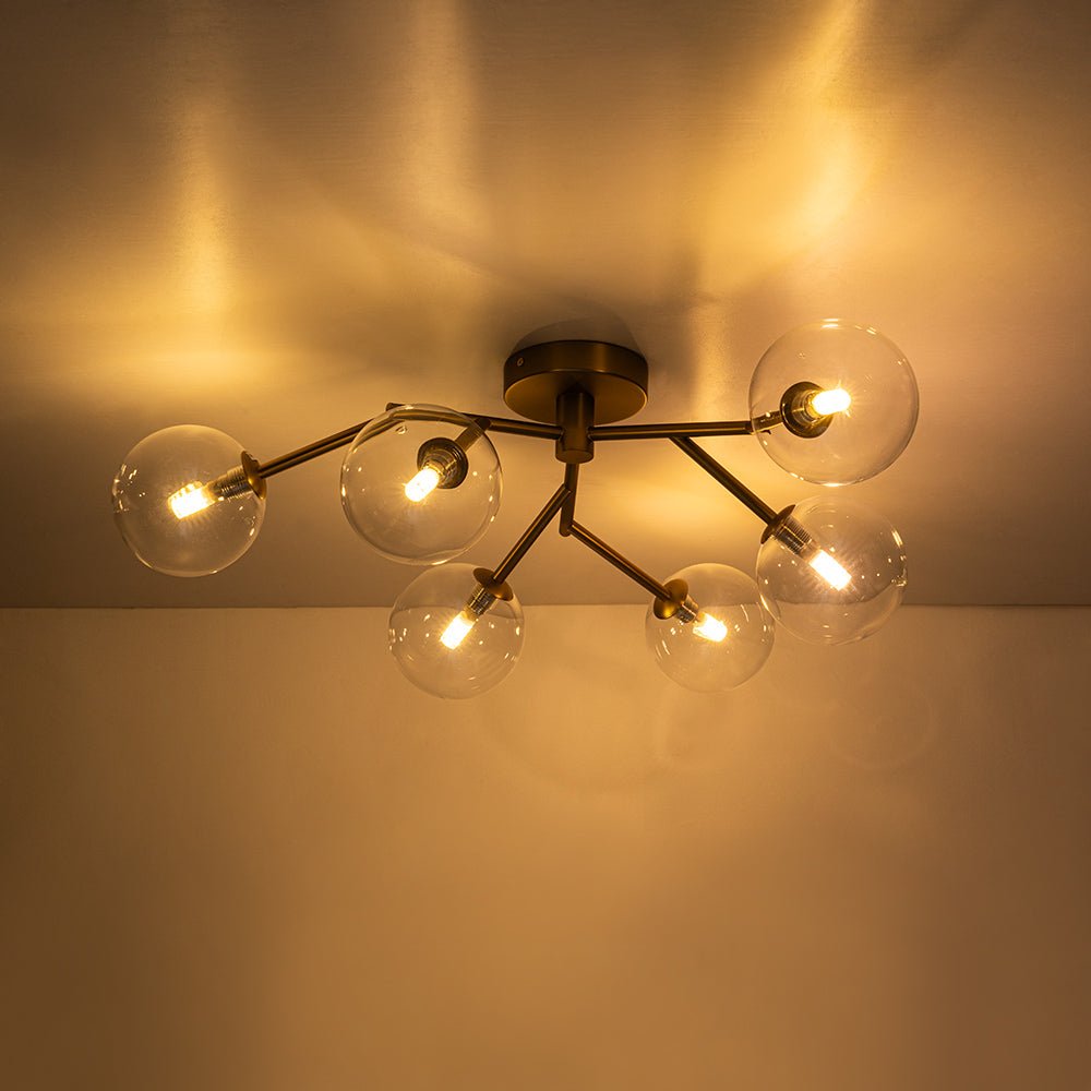 lightfixturesusa-funky-branch-style-6-light-clear-glass-bubble-semi-flush-mount-ceiling-light-brass-784059