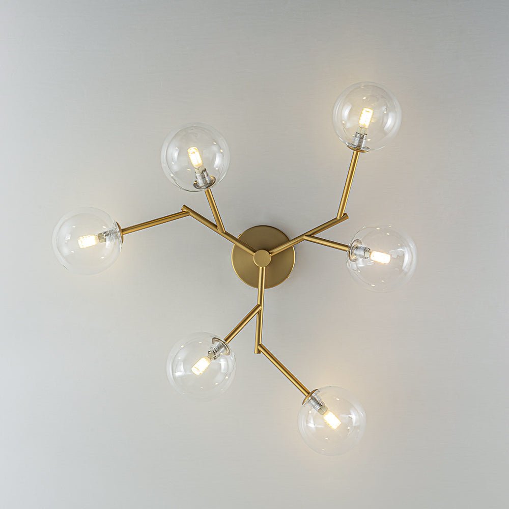 lightfixturesusa-funky-branch-style-6-light-clear-glass-bubble-semi-flush-mount-ceiling-light-brass-938766