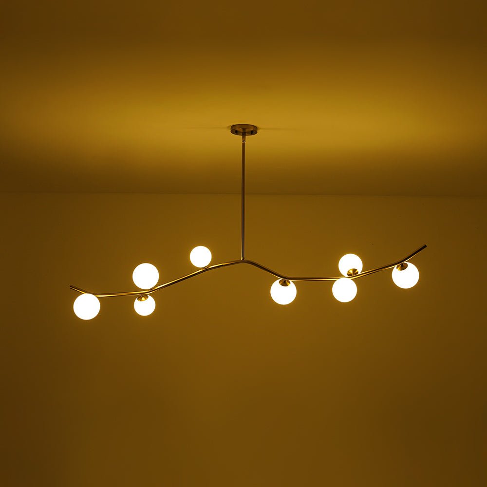 lightfixturesusa-funky-curved-white-glass-bubble-linear-island-chandelier-chandelier-brass-185624
