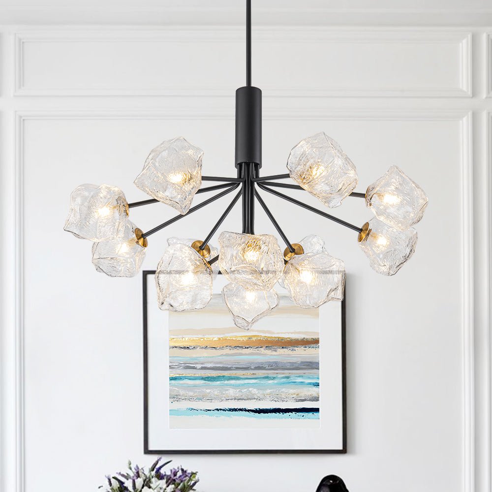 lightfixturesusa-funky-eclectic-frozen-icy-style-black-sputnik-chandelier-chandelier-12-lt-299973 LightFixturesUSA - Funky Eclectic Frozen Icy Style Black Sputnik Chandelier - Chandelier - 12 - Lt -