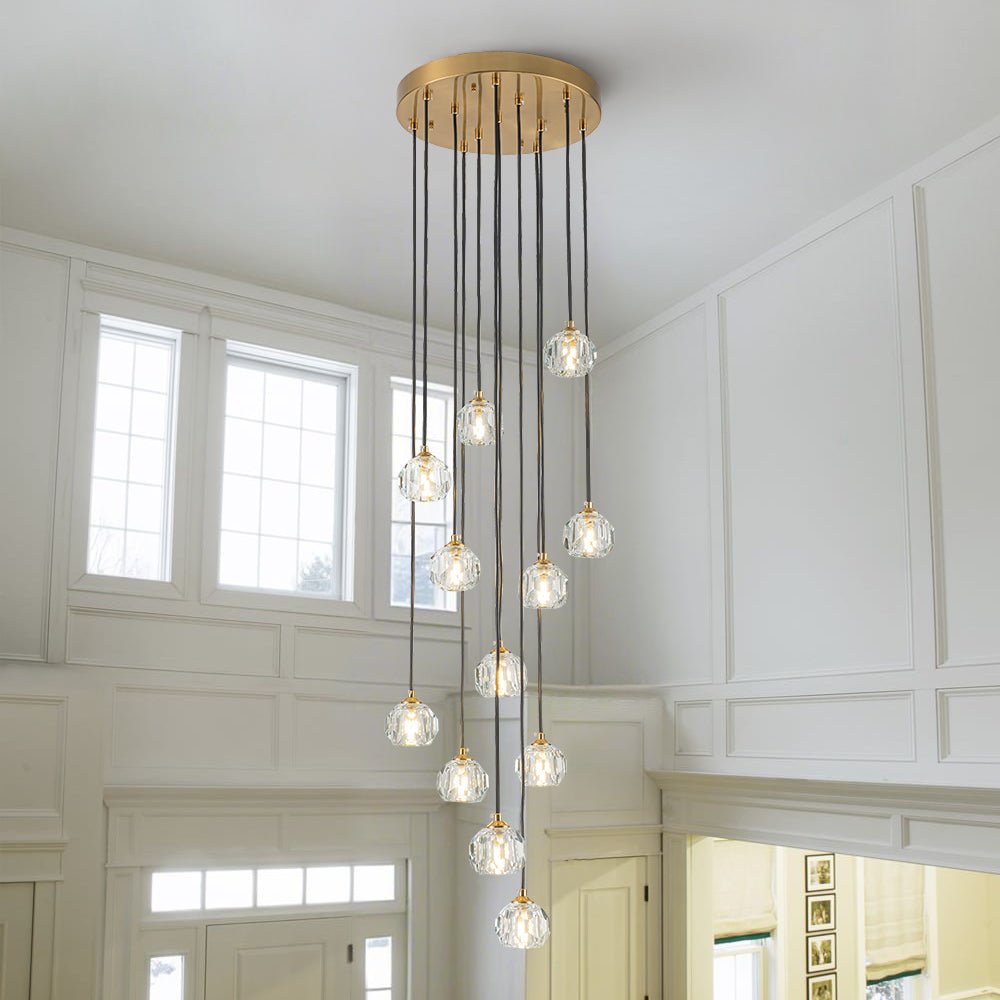 lightfixturesusa-glam-12-light-cluster-cutting-crystal-pendant-chandelier-pendant-light-brass-pre-order-531109