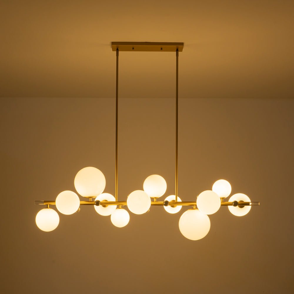 lightfixturesusa-glam-12-light-shine-opal-glass-globe-linear-island-chandelier-chandelier-brass-383413