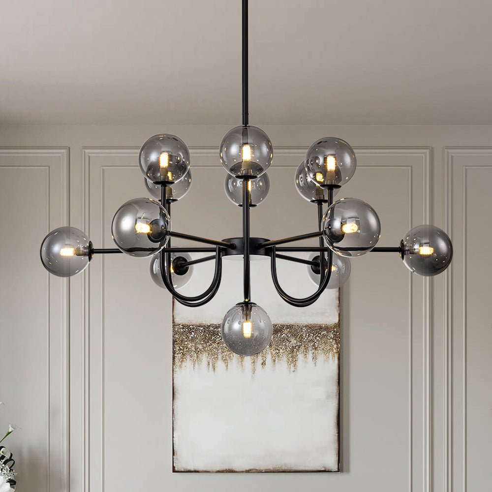 lightfixturesusa-glam-13-light-sputnik-glass-globe-bubble-chandelier-chandelier-black-863418 LightFixturesUSA-Glam 13-Light Sputnik Glass Globe Bubble Chandelier-Chandelier-Black-