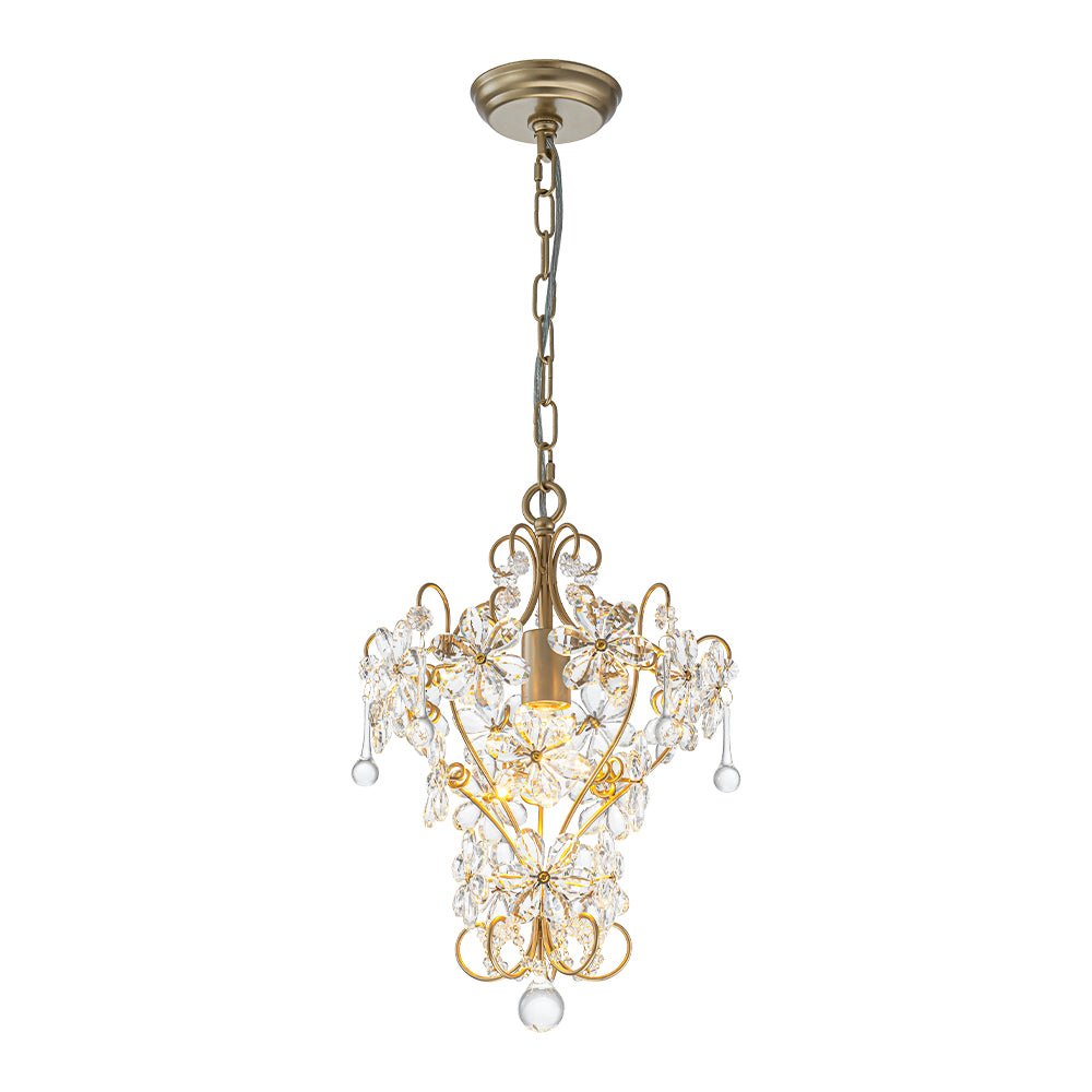 lightfixturesusa-glam-bloom-floral-crystal-accented-cage-pendant-light-chandelier-brass-8901313