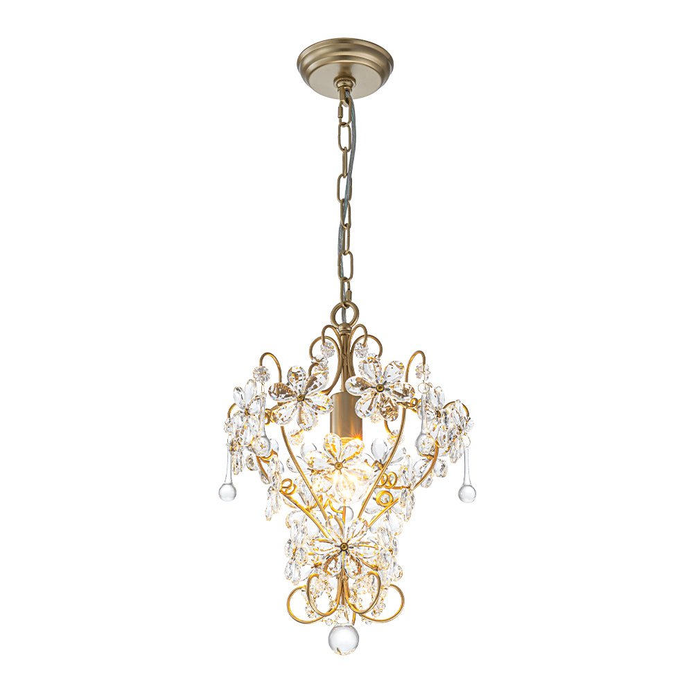 lightfixturesusa-glam-bloom-floral-crystal-accented-cage-pendant-light-chandelier-brass-9160947