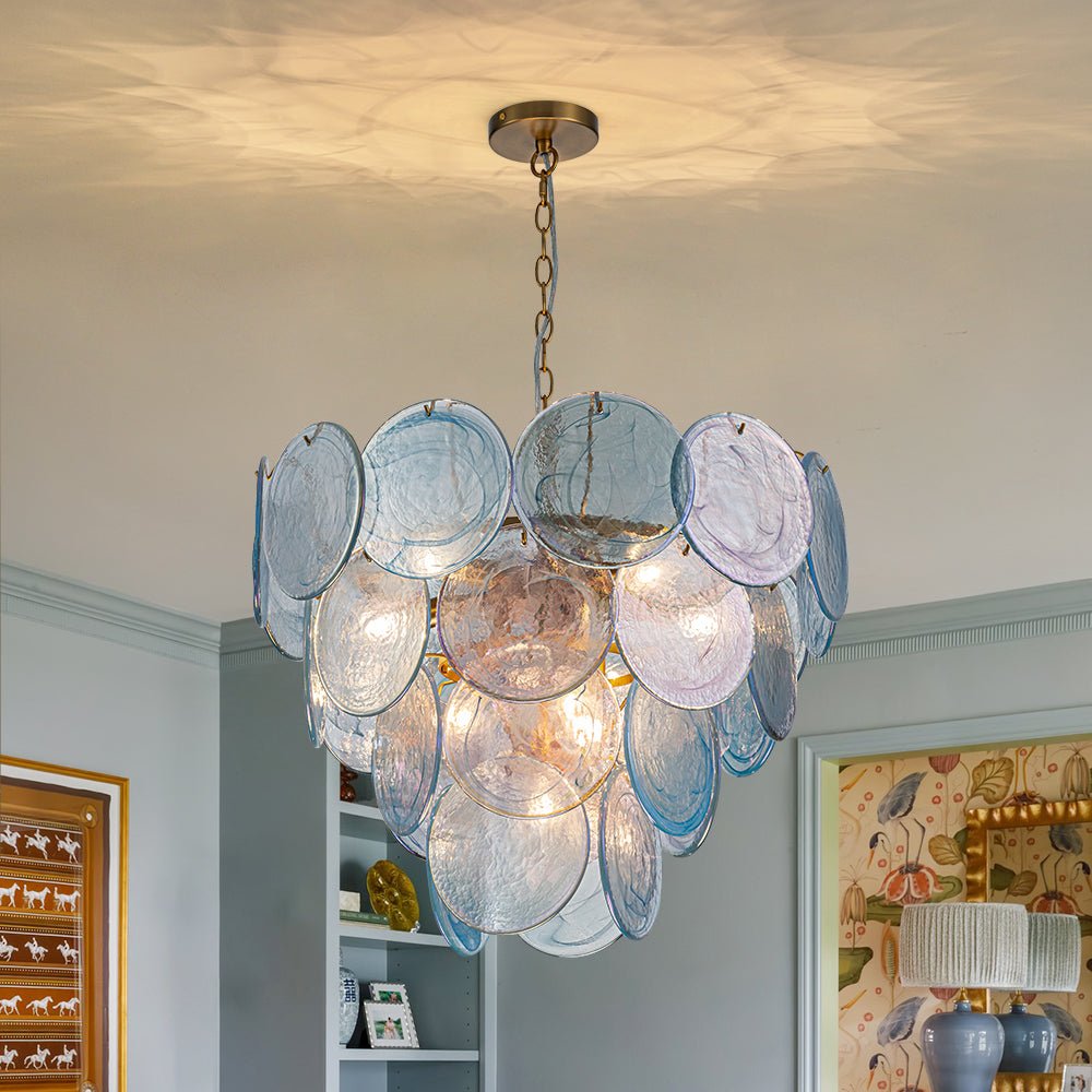 lightfixturesusa-glam-blue-iridescent-swirl-glass-round-tiered-chandelier-chandelier-medium-474577