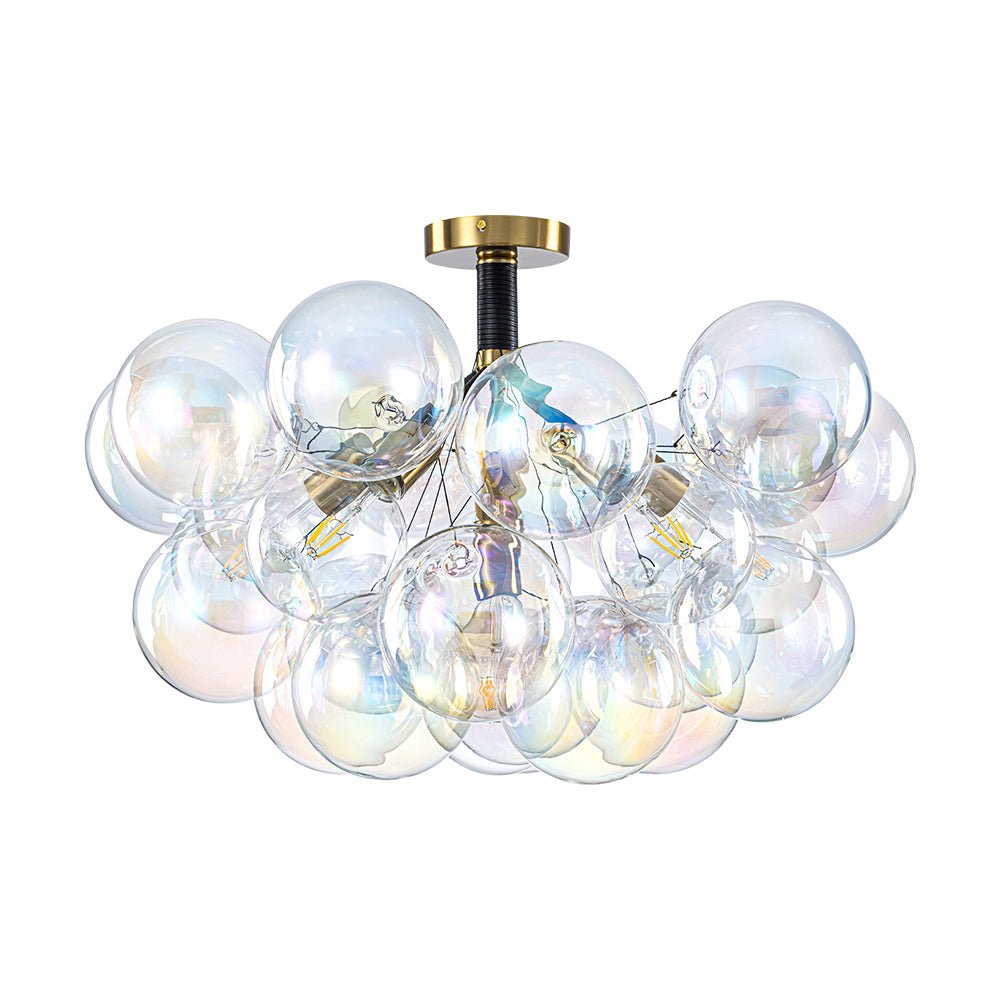 lightfixturesusa-glam-iridescent-glass-cluster-bubble-semi-flush-chandelier-chandelier-blackbrass-pre-order-arrive-in-2-weeks-112999