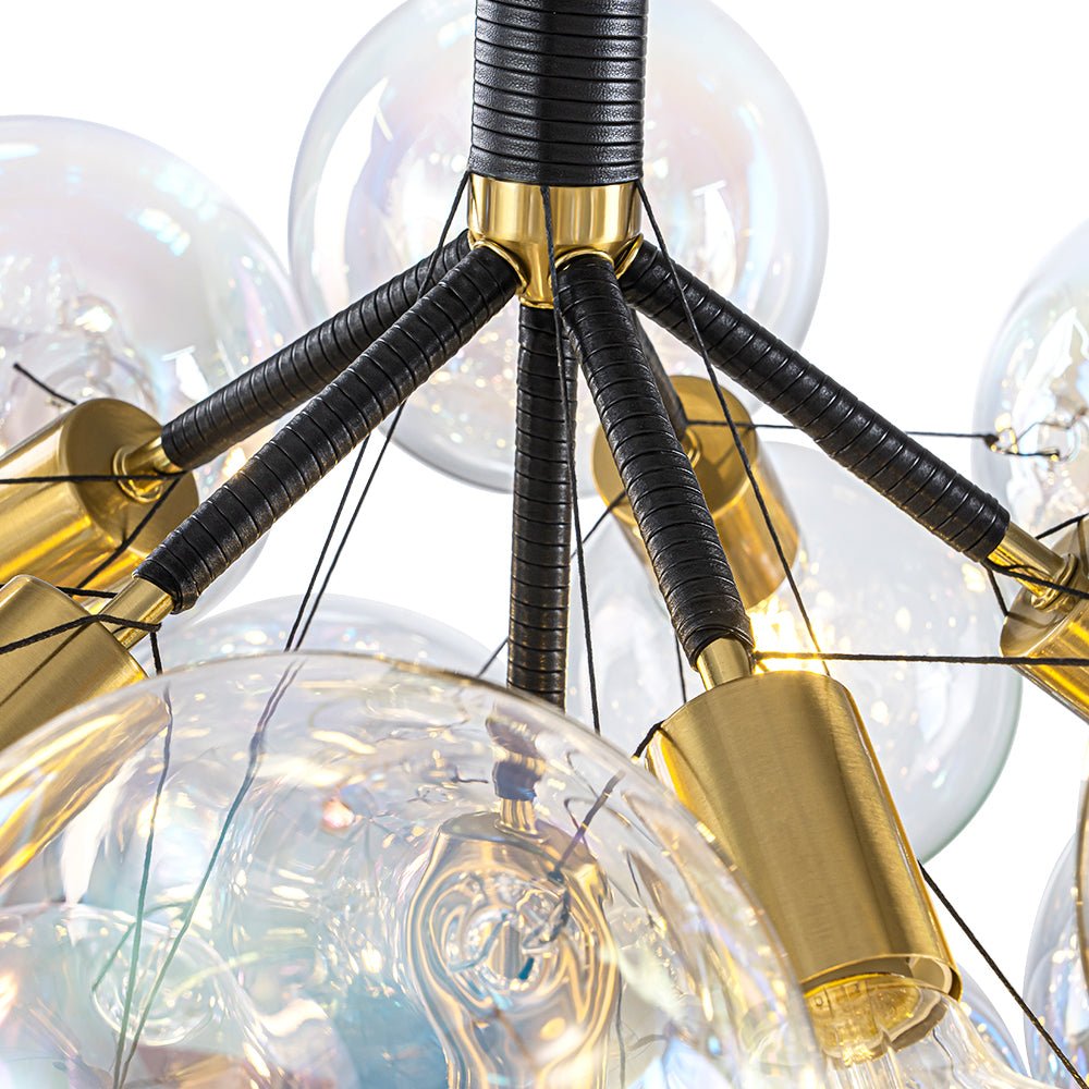 lightfixturesusa-glam-iridescent-glass-cluster-bubble-semi-flush-chandelier-chandelier-blackbrass-pre-order-arrive-in-2-weeks-360097