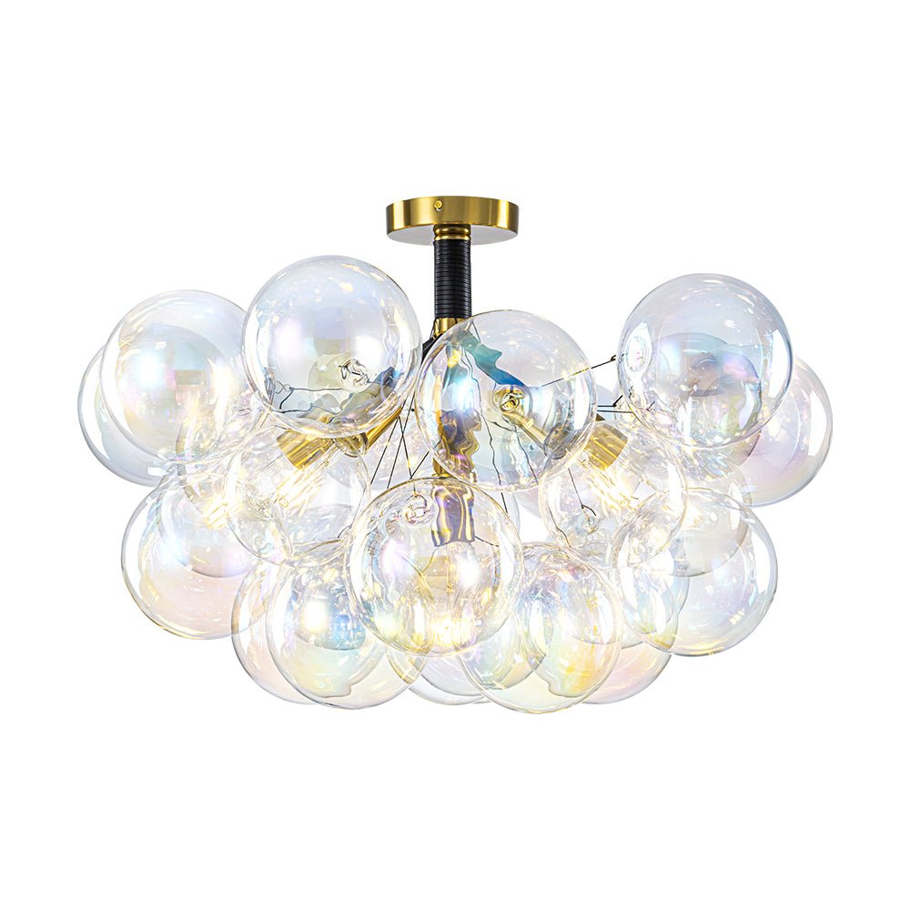 lightfixturesusa-glam-iridescent-glass-cluster-bubble-semi-flush-chandelier-chandelier-blackbrass-pre-order-arrive-in-2-weeks-497293