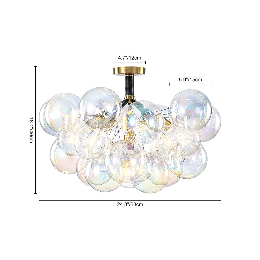 lightfixturesusa-glam-iridescent-glass-cluster-bubble-semi-flush-chandelier-chandelier-blackbrass-pre-order-arrive-in-2-weeks-503405