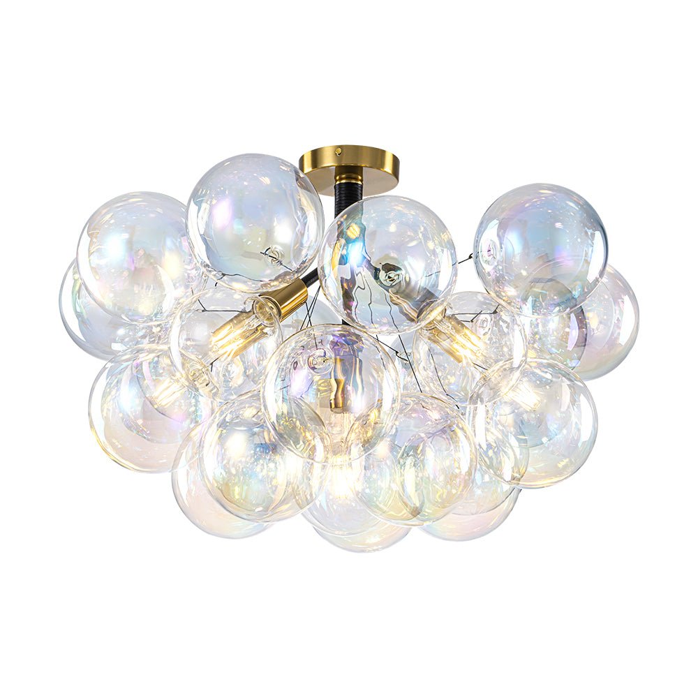 lightfixturesusa-glam-iridescent-glass-cluster-bubble-semi-flush-chandelier-chandelier-blackbrass-pre-order-arrive-in-2-weeks-628574
