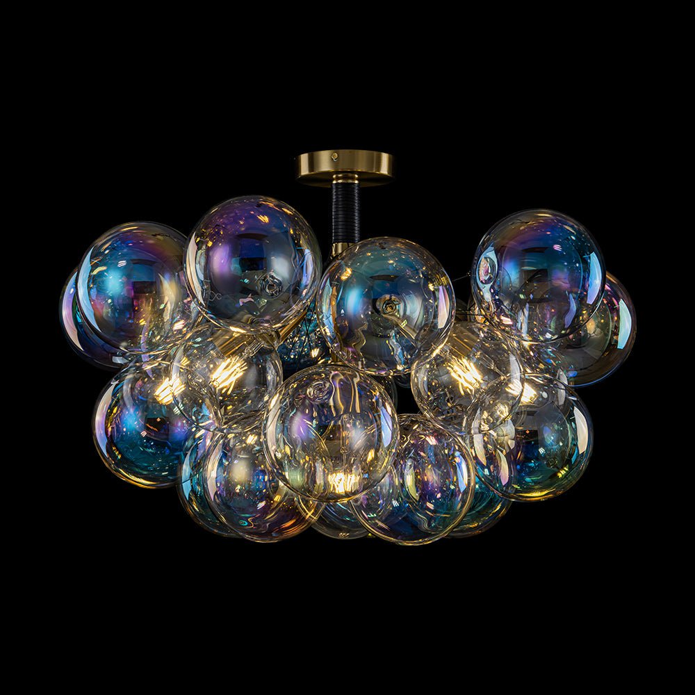 lightfixturesusa-glam-iridescent-glass-cluster-bubble-semi-flush-chandelier-chandelier-blackbrass-pre-order-arrive-in-2-weeks-709474
