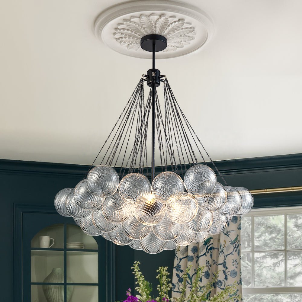 lightfixturesusa-glam-ribbed-glass-globe-textured-bubble-cluster-chandelier-chandelier-swirled-ribbed-glass-6118614 LightFixturesUSA - Glam Ribbed Glass Globe Textured Bubble Cluster Chandelier - Chandelier - Swirled Ribbed Glass -