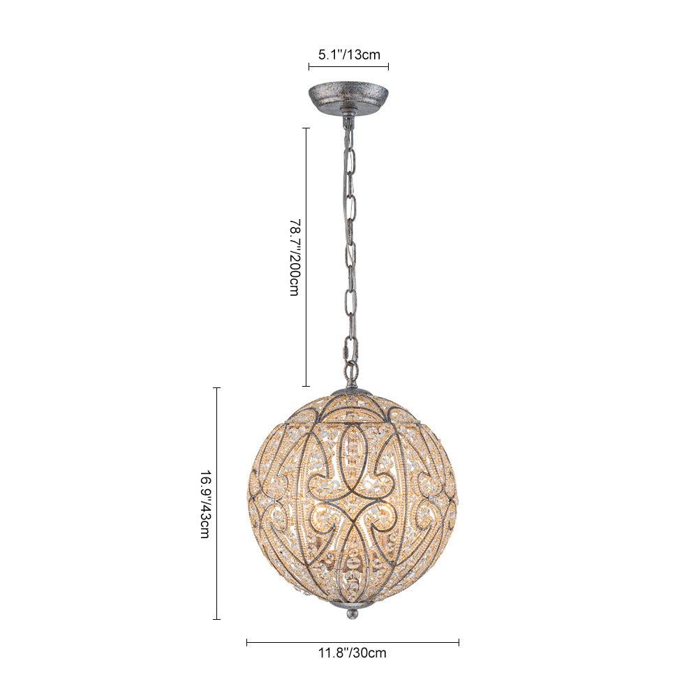 lightfixturesusa-glam-shabby-chic-crystal-globe-chandelier-distressed-silver-chandelier-4-lt-383028