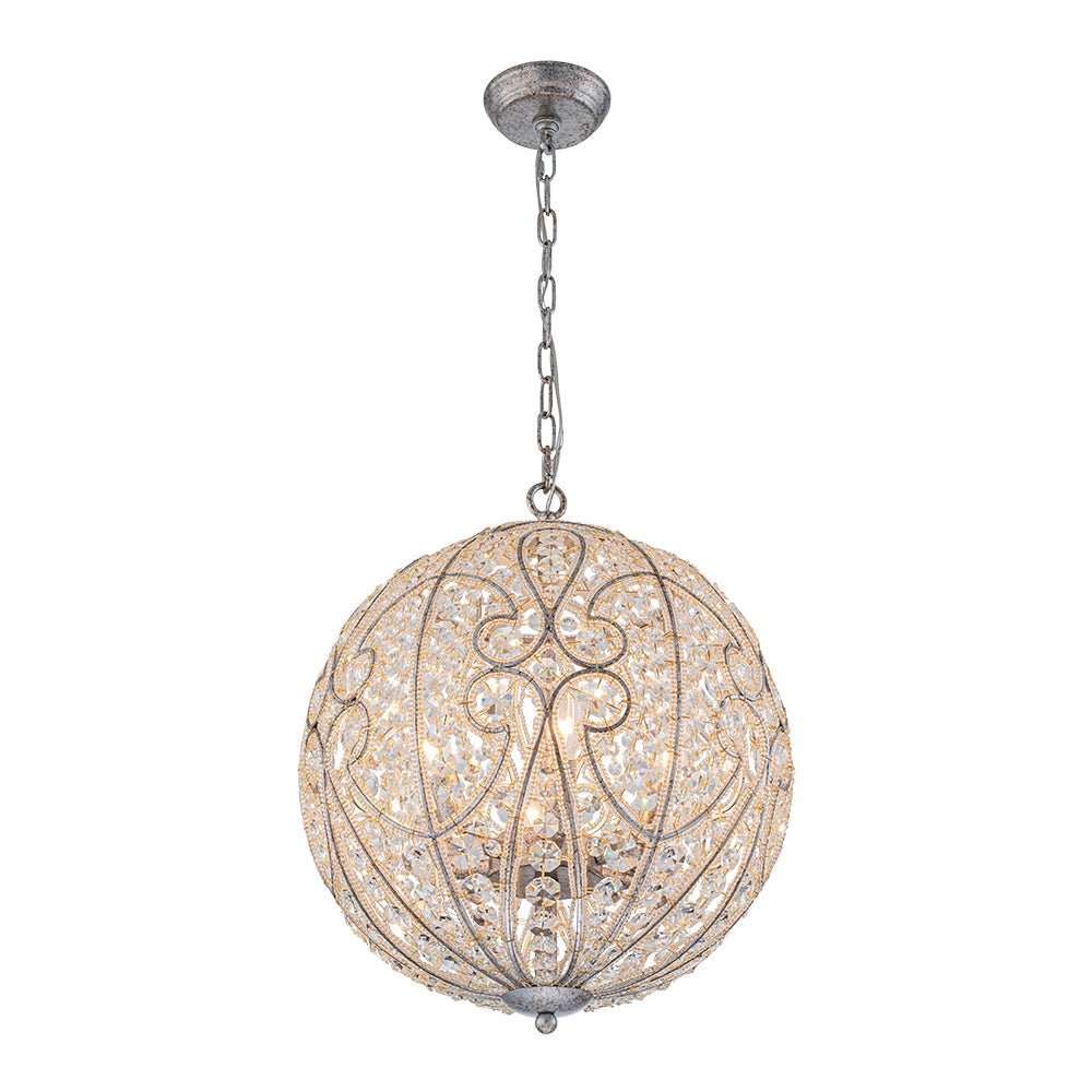 lightfixturesusa-glam-shabby-chic-crystal-globe-chandelier-distressed-silver-chandelier-6-lt-244908