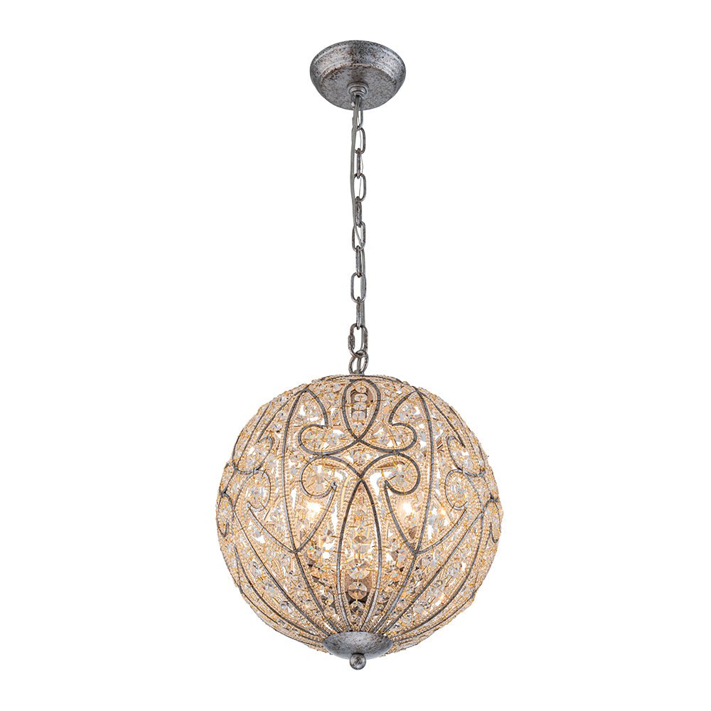 lightfixturesusa-glam-shabby-chic-crystal-globe-chandelier-distressed-silver-chandelier-6-lt-648357