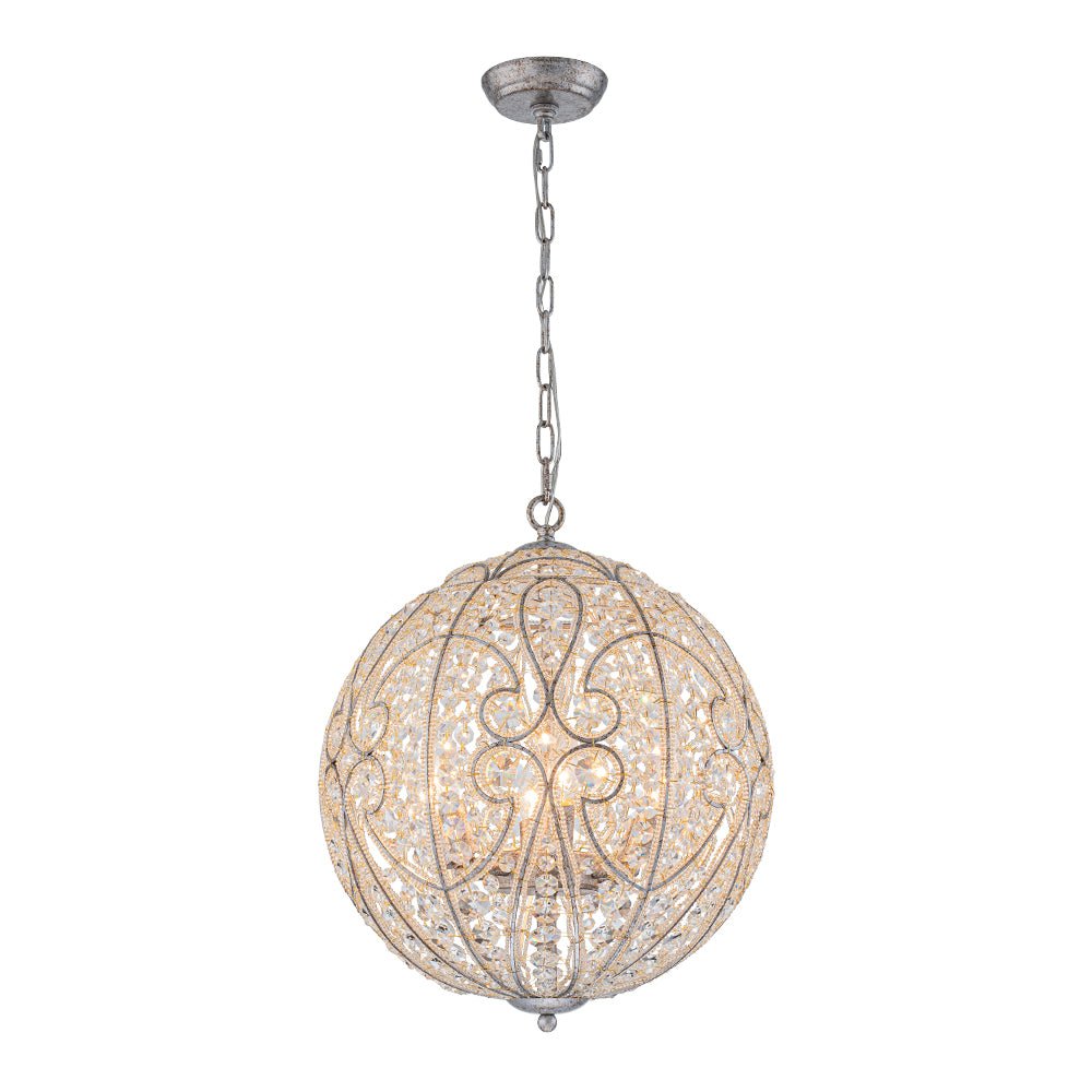 lightfixturesusa-glam-shabby-chic-crystal-globe-chandelier-distressed-silver-chandelier-6-lt-819448