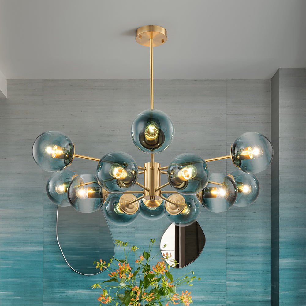 lightfixturesusa-glam-tiered-blue-glass-globe-bubble-sputnik-chandelier-chandelier-brass-279589 LightFixturesUSA - Glam Tiered Blue Glass Globe Bubble Sputnik Chandelier - Chandelier - Brass -