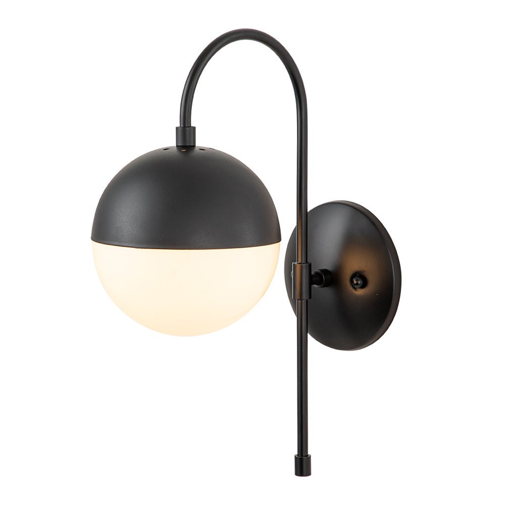 lightfixturesusa-goose-arm-globe-wall-sconce-wall-sconce-black-689555 LightFixturesUSA-Goose Arm Globe Wall Sconce-Wall Sconce-Black-