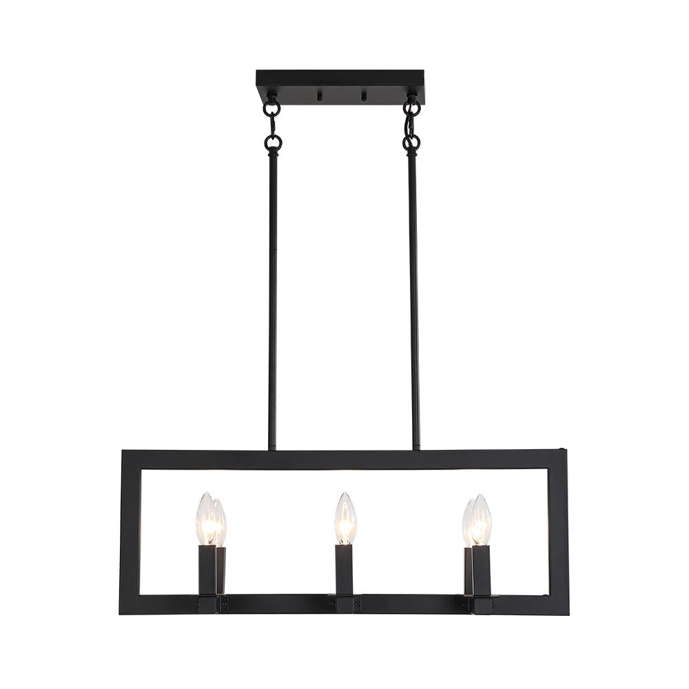 lightfixturesusa-industrial-6-light-candle-style-black-rectangular-island-chandelier-chandelier-matte-black-379868