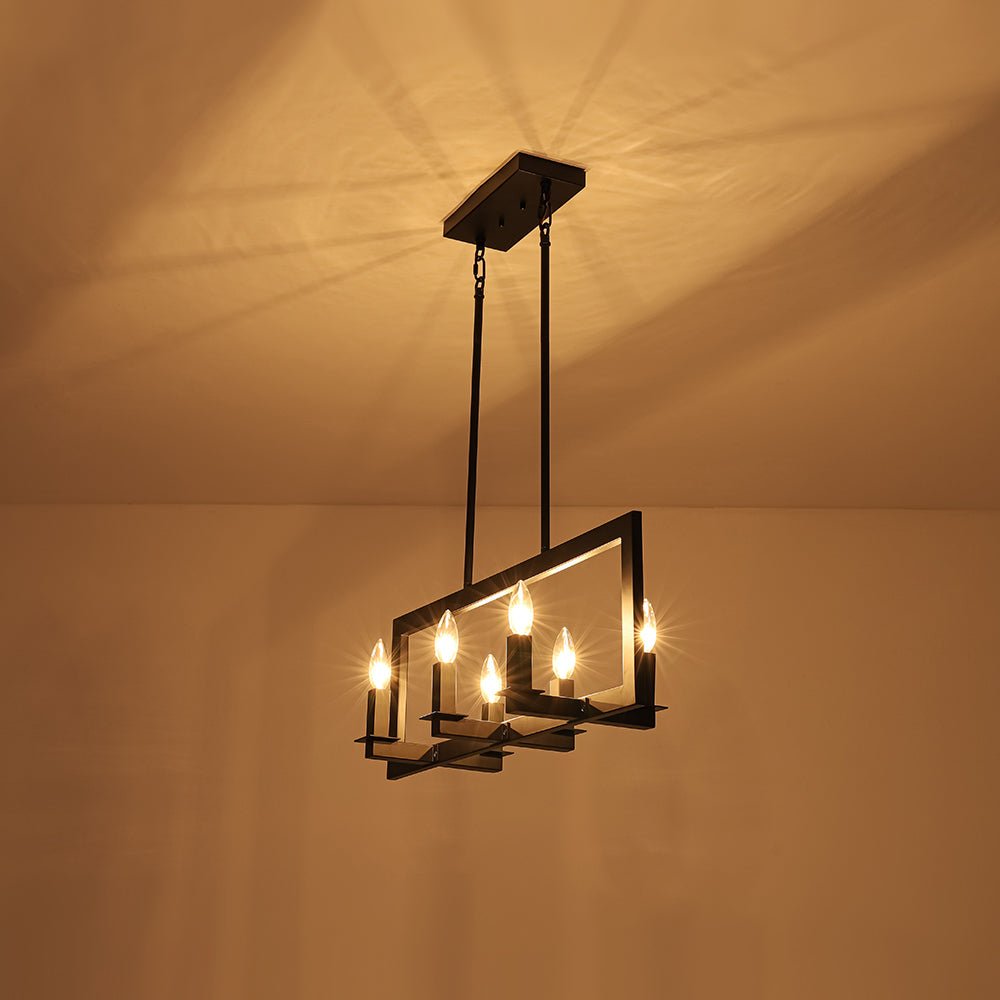 lightfixturesusa-industrial-6-light-candle-style-black-rectangular-island-chandelier-chandelier-matte-black-850160