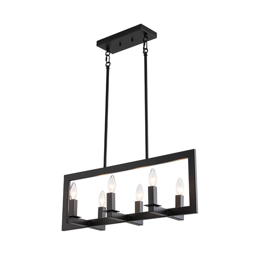 lightfixturesusa-industrial-6-light-candle-style-black-rectangular-island-chandelier-chandelier-matte-black-892703