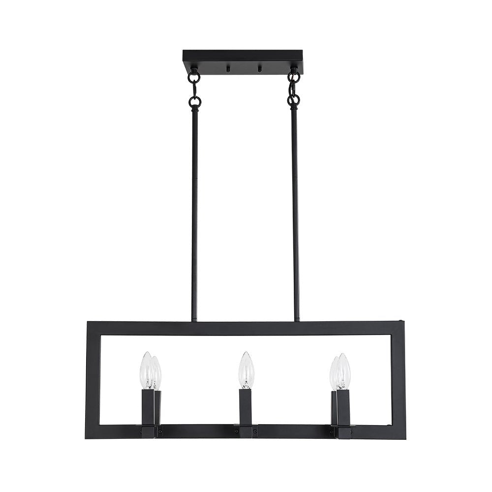 lightfixturesusa-industrial-6-light-candle-style-black-rectangular-island-chandelier-chandelier-matte-black-979555