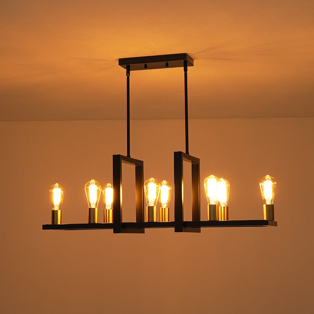 lightfixturesusa-industrial-8-light-rectangular-kitchen-island-chandelier-chandelier-black-brass-522022