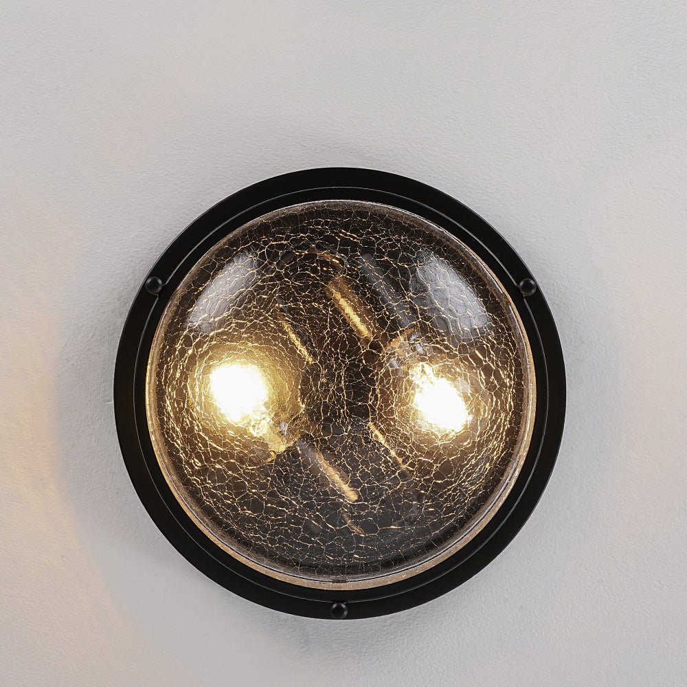 lightfixturesusa-industrial-black-round-crackled-glass-flush-mount-light-ceiling-light-black-396225