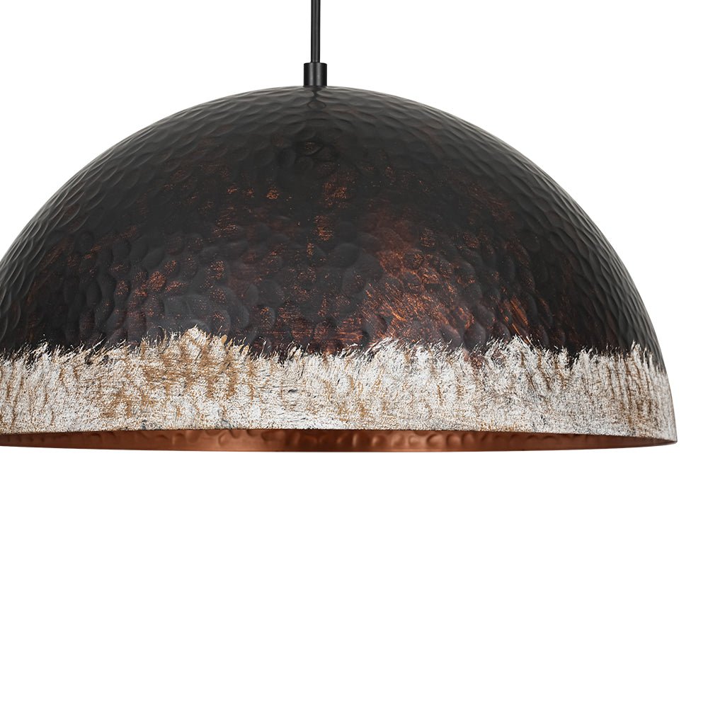 lightfixturesusa-industrial-dark-rusty-hammered-metal-dome-pendant-pendant-light-157-in-2476823