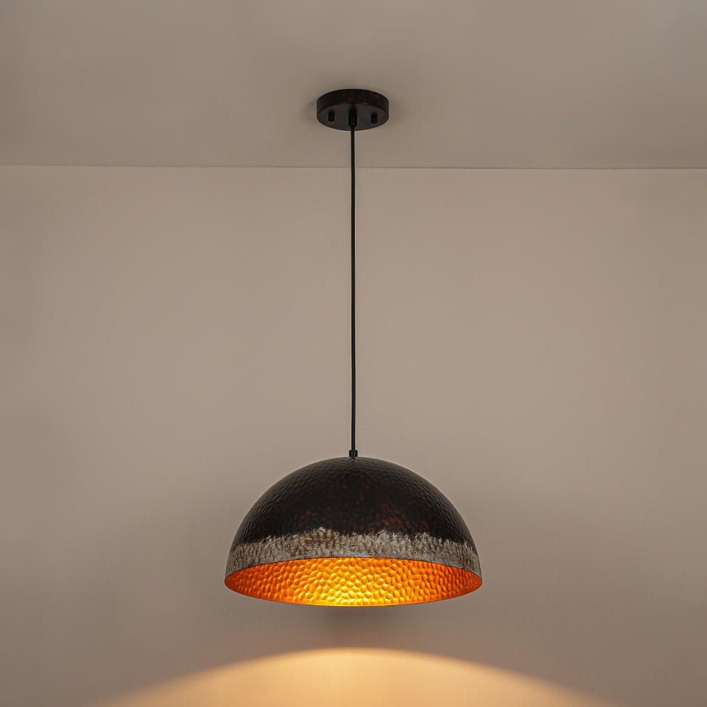 lightfixturesusa-industrial-dark-rusty-hammered-metal-dome-pendant-pendant-light-157-in-2746594
