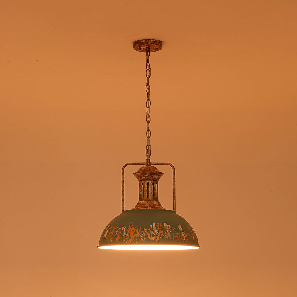 lightfixturesusa-industrial-farmhouse-distressed-teal-gold-metal-dome-pendant-pendant-light-163-in-3492341