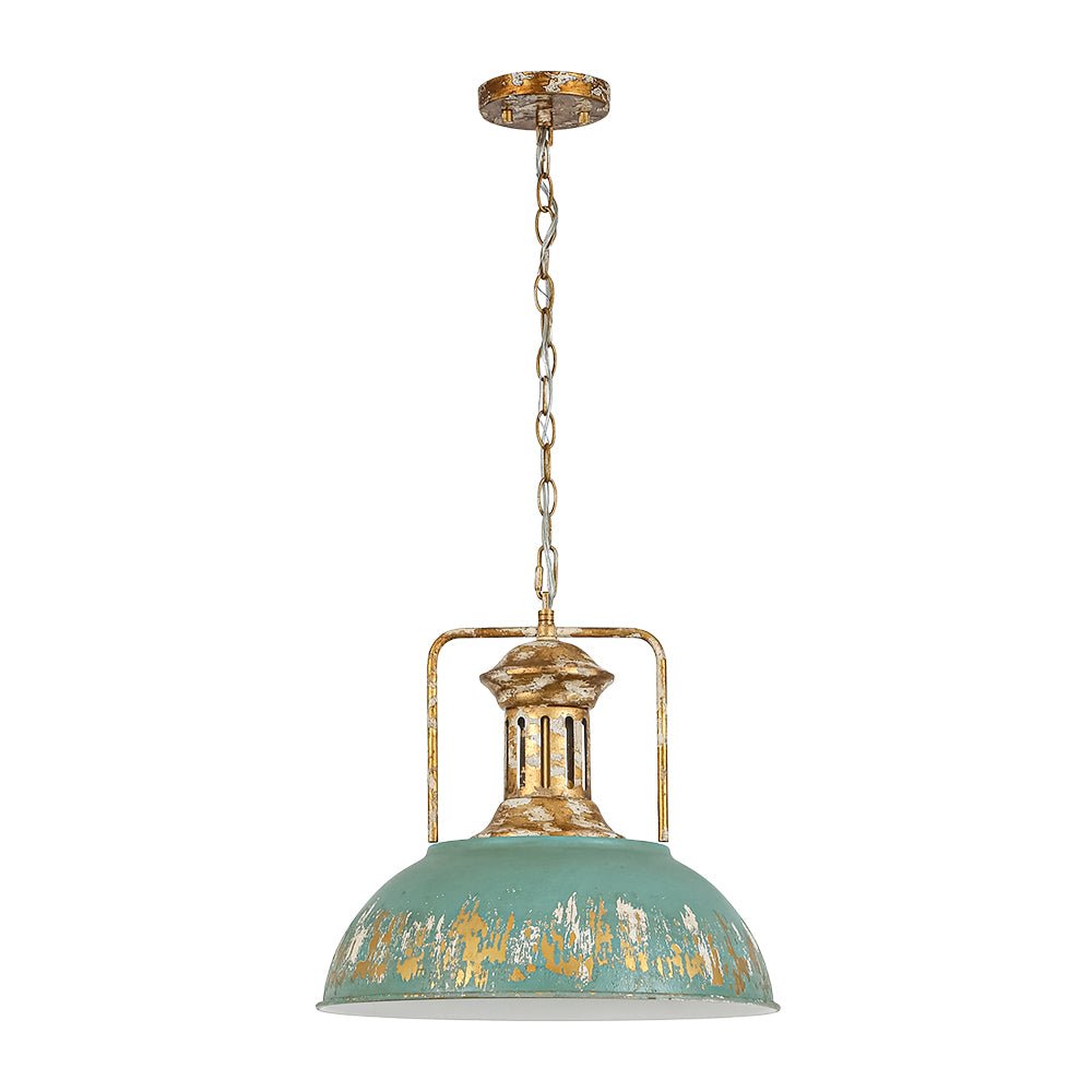 lightfixturesusa-industrial-farmhouse-distressed-teal-gold-metal-dome-pendant-pendant-light-163-in-9077081