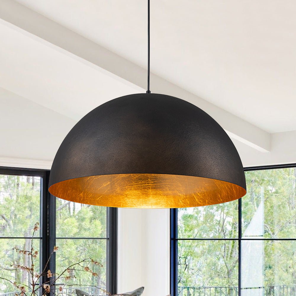 lightfixturesusa-industrial-oversized-large-metal-dome-pendant-light-chandelier-black-15-in-pre-order-219248 LightFixturesUSA - Industrial Oversized Large Metal Dome Pendant Light - Chandelier - Black - 15 in. (Pre - Order)
