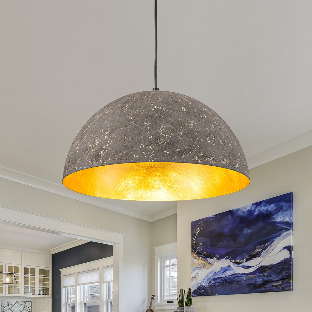 lightfixturesusa-industrial-oversized-large-metal-dome-pendant-light-chandelier-weathered-graphite-15-in-pre-order-226670 LightFixturesUSA - Industrial Oversized Large Metal Dome Pendant Light - Chandelier - Weathered Graphite - 15 in. (Pre - Order)
