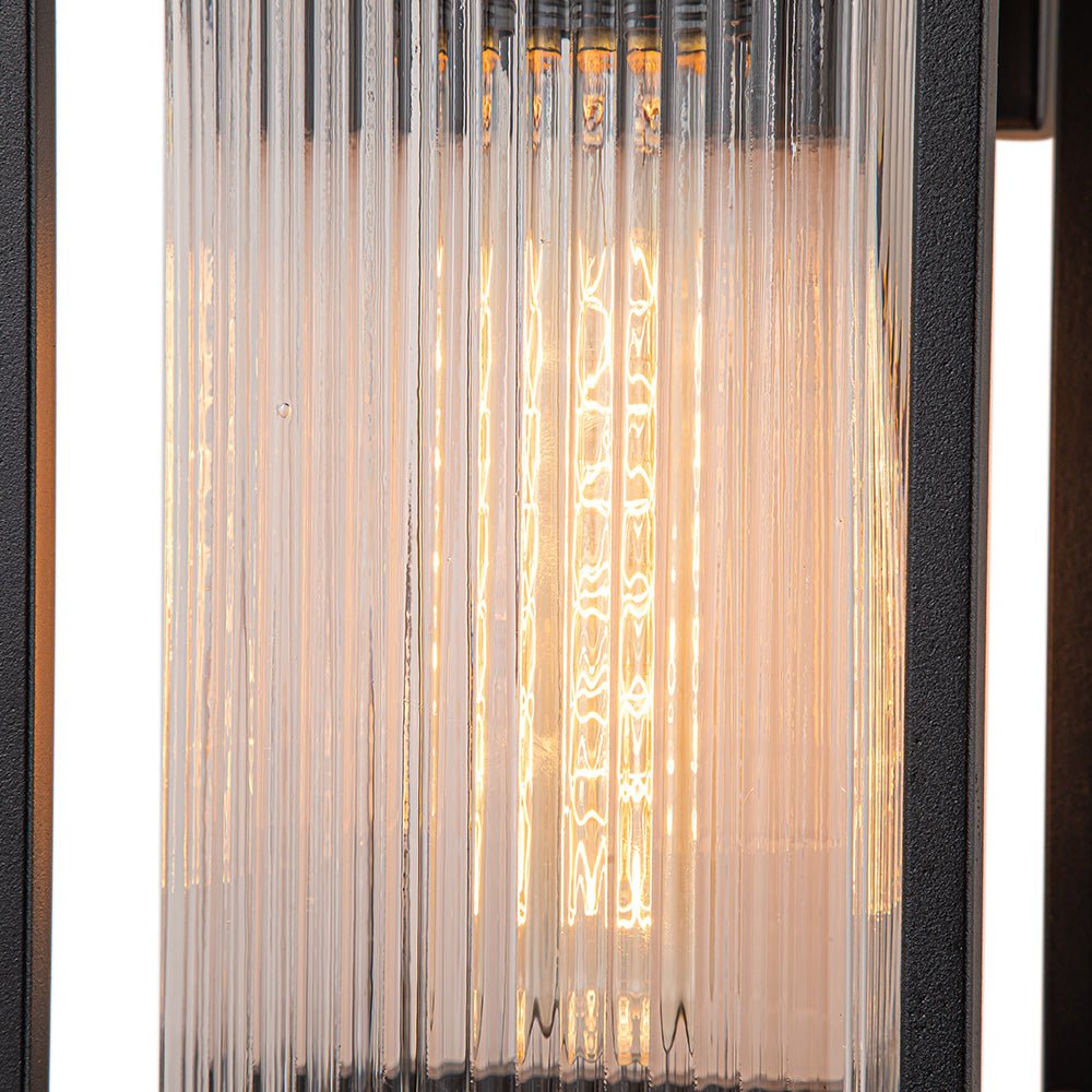lightfixturesusa-ip23-1-light-black-ribbed-glass-outdoor-wall-lantern-wall-sconce-1-light-matte-black-195276