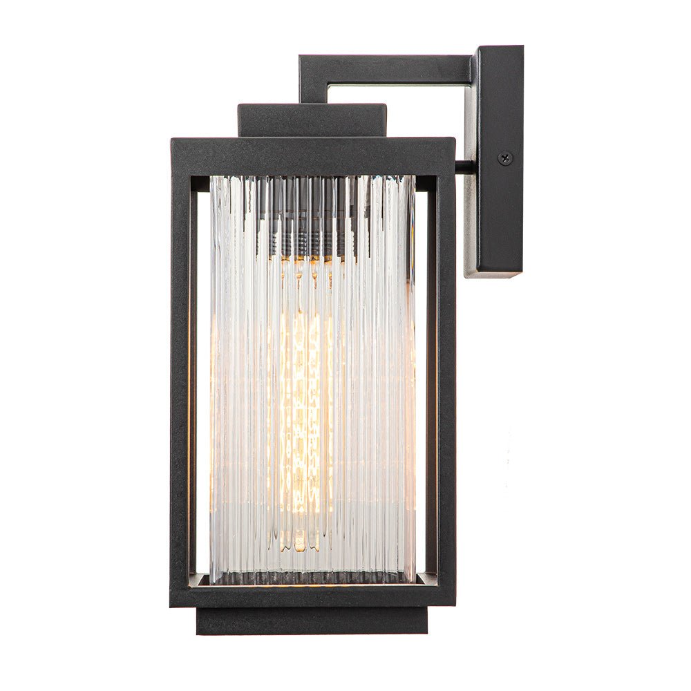 lightfixturesusa-ip23-1-light-black-ribbed-glass-outdoor-wall-lantern-wall-sconce-1-light-matte-black-464341