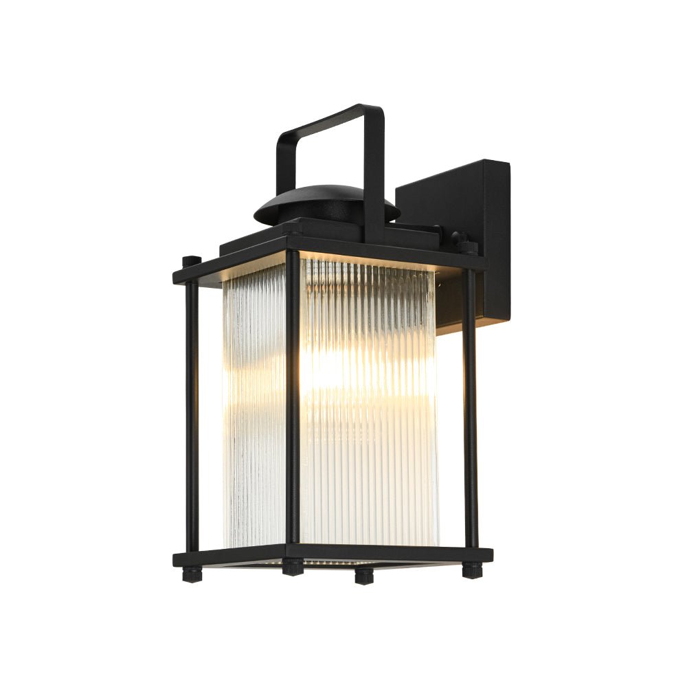lightfixturesusa-ip23-black-ribbed-glass-square-outdoor-wall-lantern-wall-sconce-1-pack-4990741