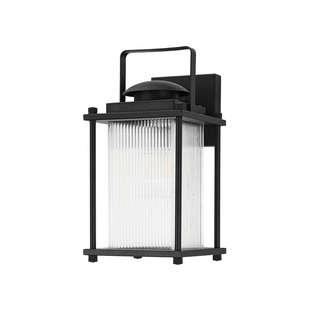 lightfixturesusa-ip23-black-ribbed-glass-square-outdoor-wall-lantern-wall-sconce-1-pack-6127555