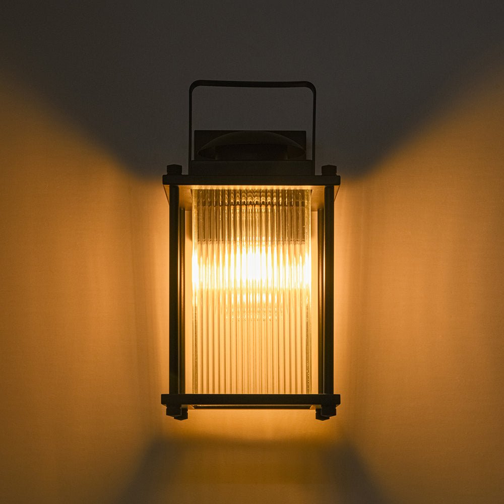 lightfixturesusa-ip23-black-ribbed-glass-square-outdoor-wall-lantern-wall-sconce-1-pack-9794784