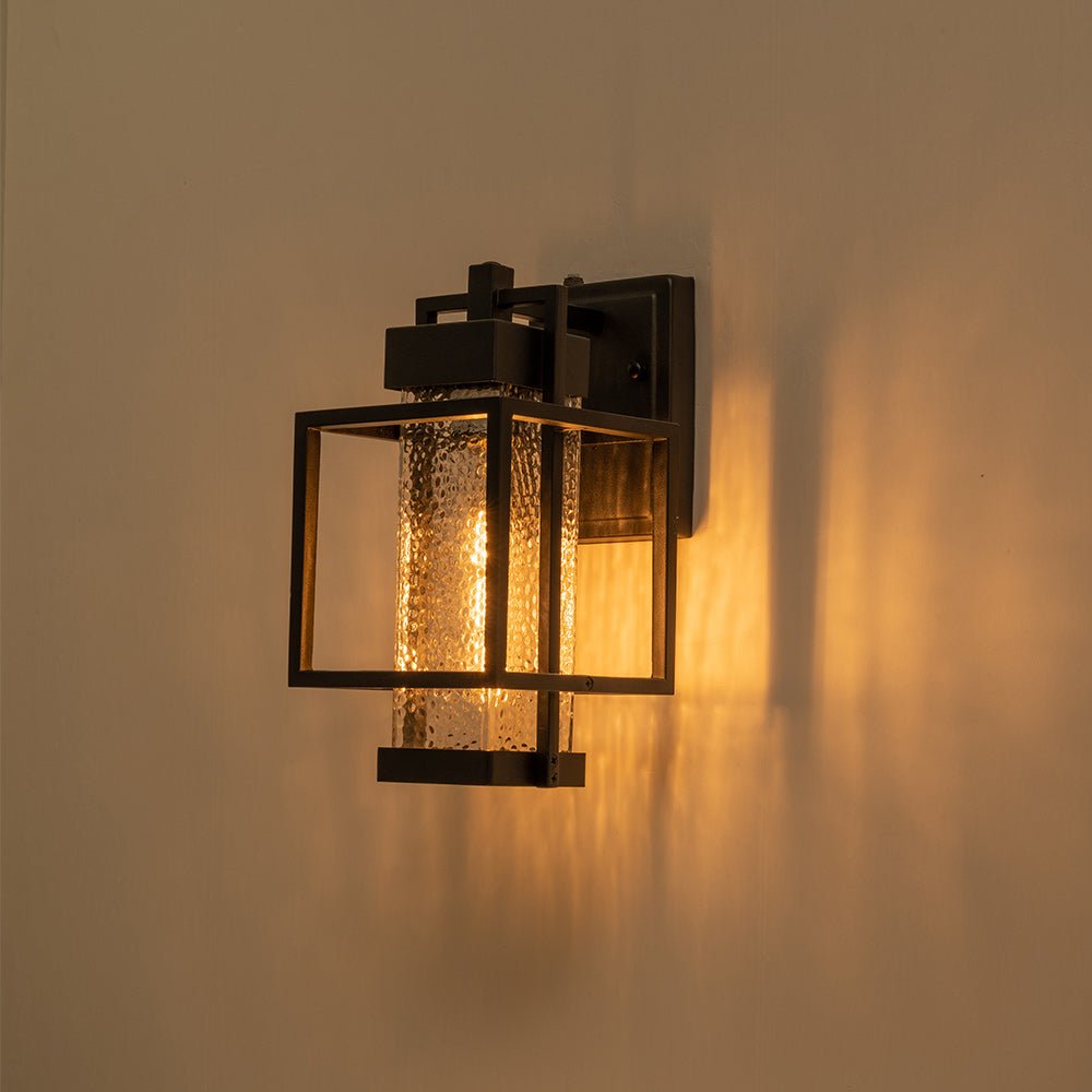 lightfixturesusa-ip23-black-water-proof-1-light-square-cage-outdoor-wall-sconce-wall-sconce-1-light-matte-black-220767