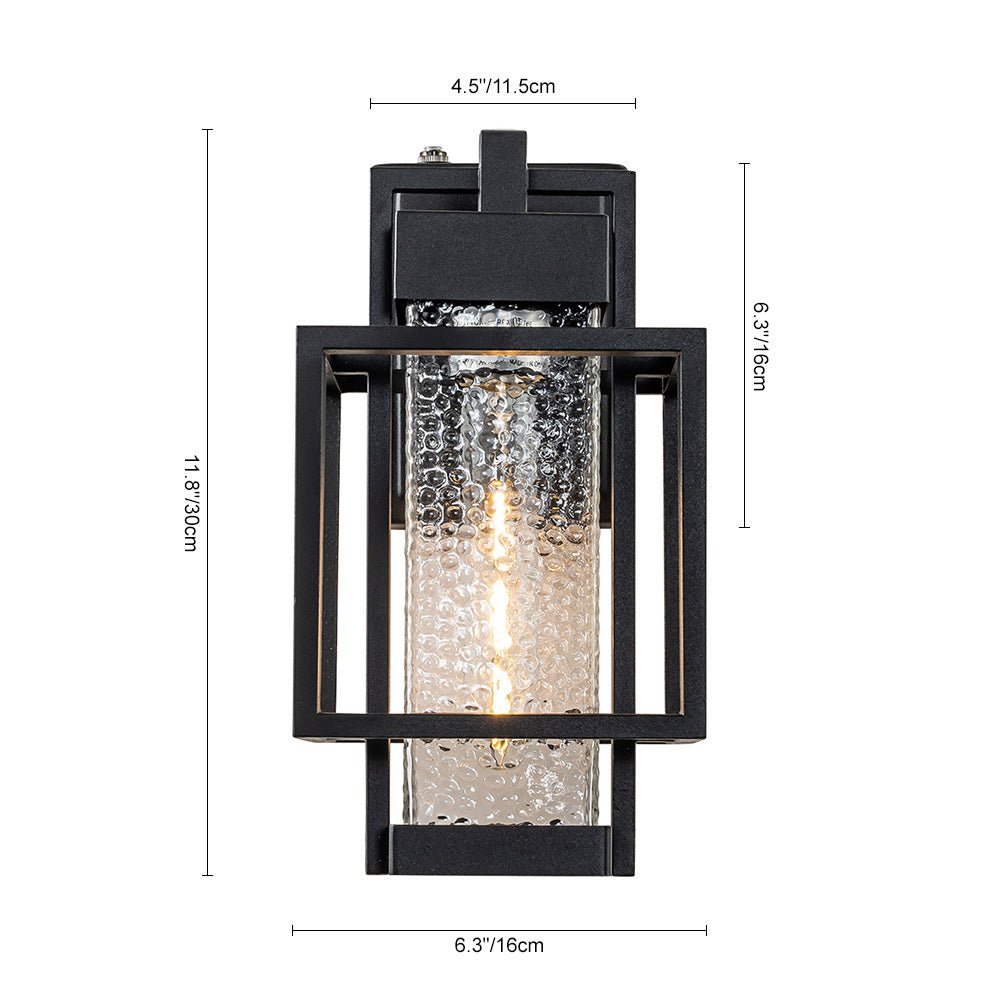 lightfixturesusa-ip23-black-water-proof-1-light-square-cage-outdoor-wall-sconce-wall-sconce-1-light-matte-black-506105