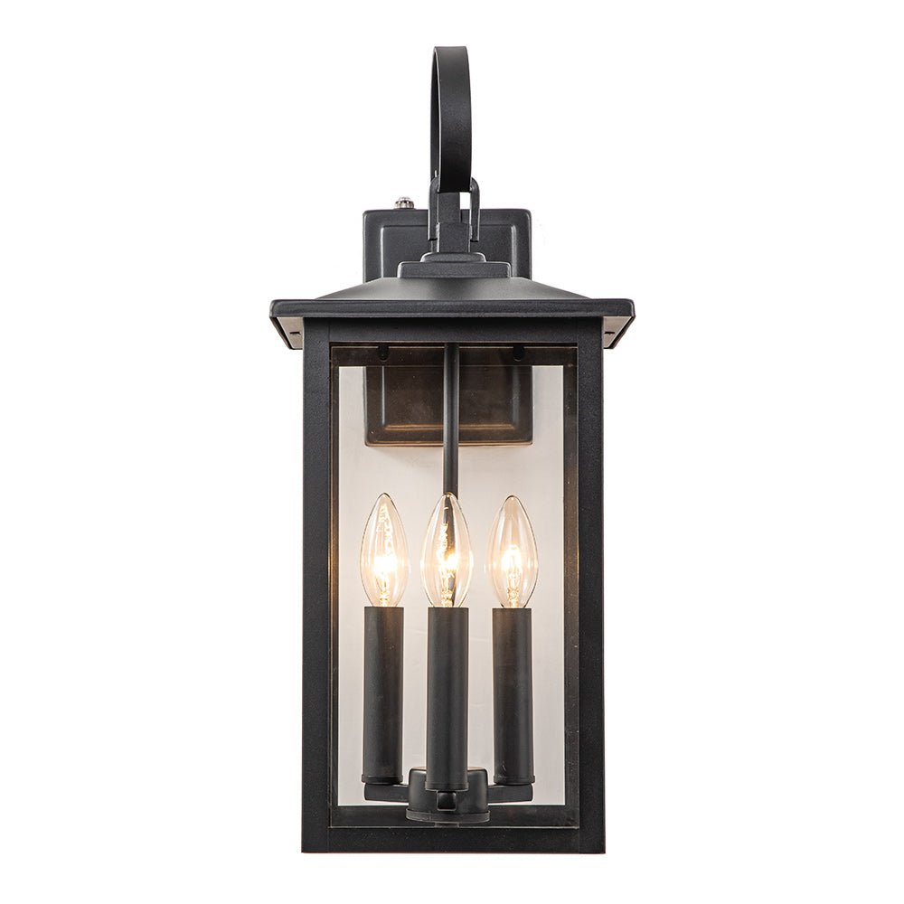 lightfixturesusa-ip23-matte-black-farmhouse-3-light-lantern-outdoor-wall-light-wall-sconce-1-lt-matte-black-273918