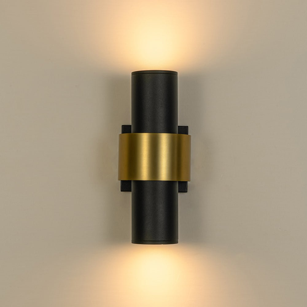 lightfixturesusa-ip54-2-light-black-brass-tube-led-outdoor-wall-lamp-wall-sconce-1-pack-2114267