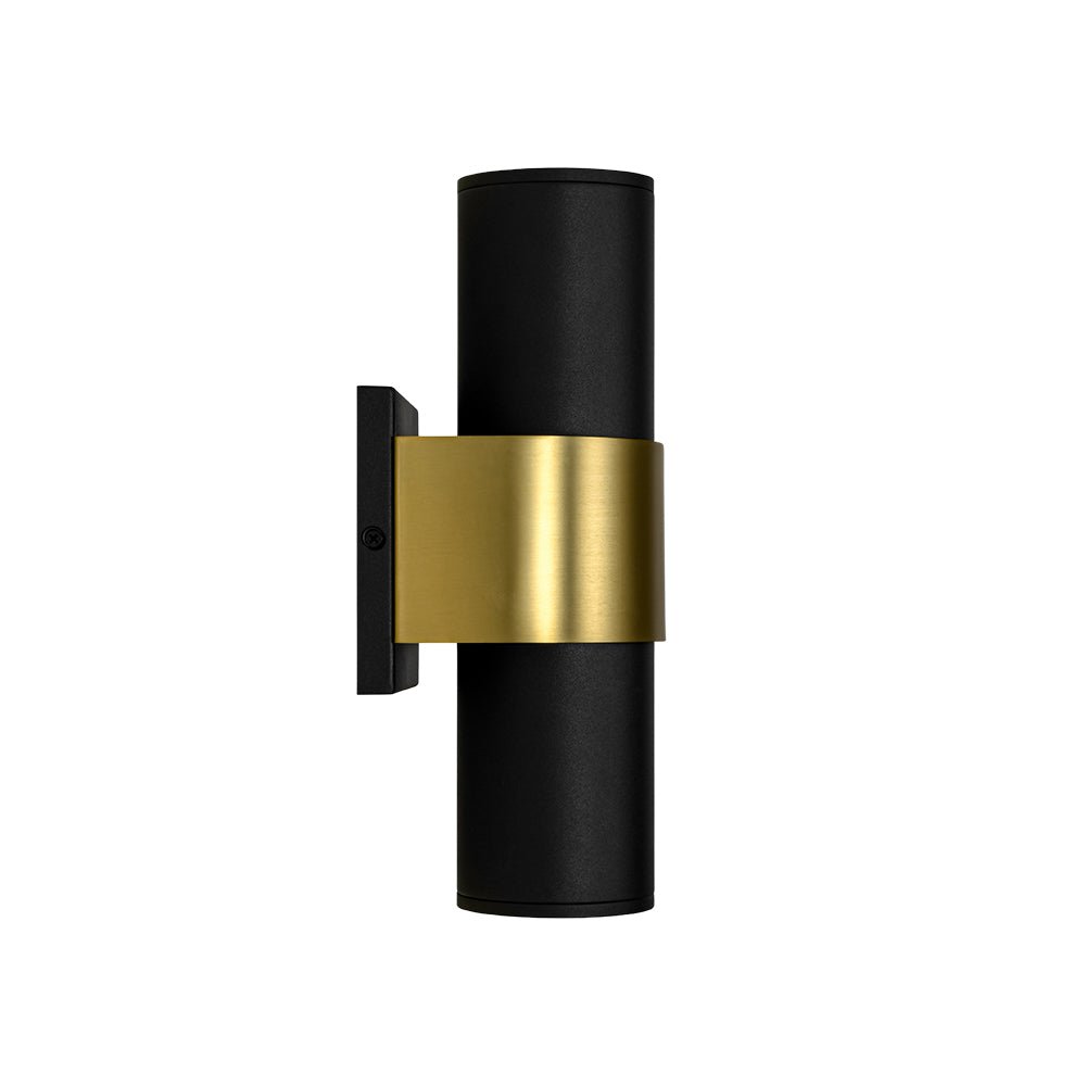 lightfixturesusa-ip54-2-light-black-brass-tube-led-outdoor-wall-lamp-wall-sconce-1-pack-6508259