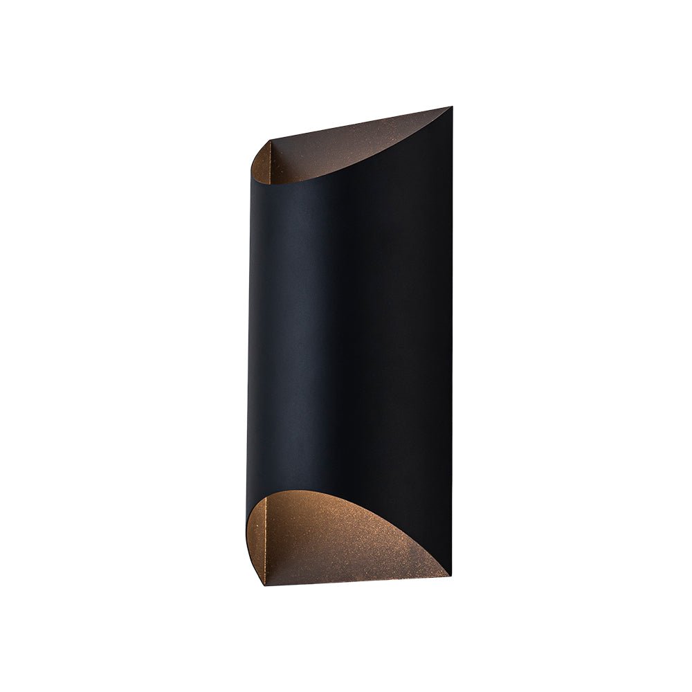 lightfixturesusa-ip54-up-and-down-black-tunnel-led-outdoor-wall-lamp-wall-sconce-2-pack-3864639